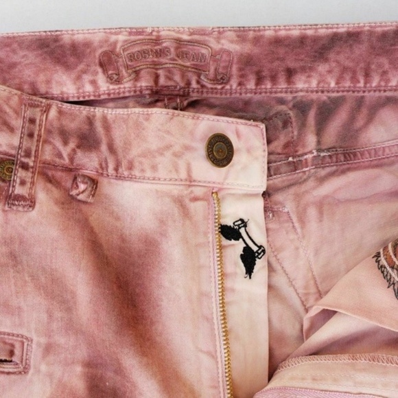 New ROBIN'S JEAN Motard Slim Straight Jeans SZ 40 - Picture 5 of 8